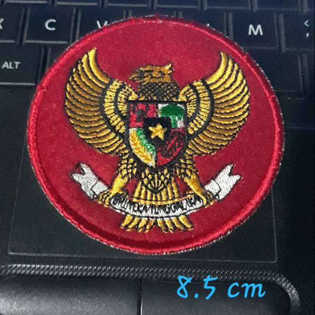 Logo Patch bordir lambang Garuda