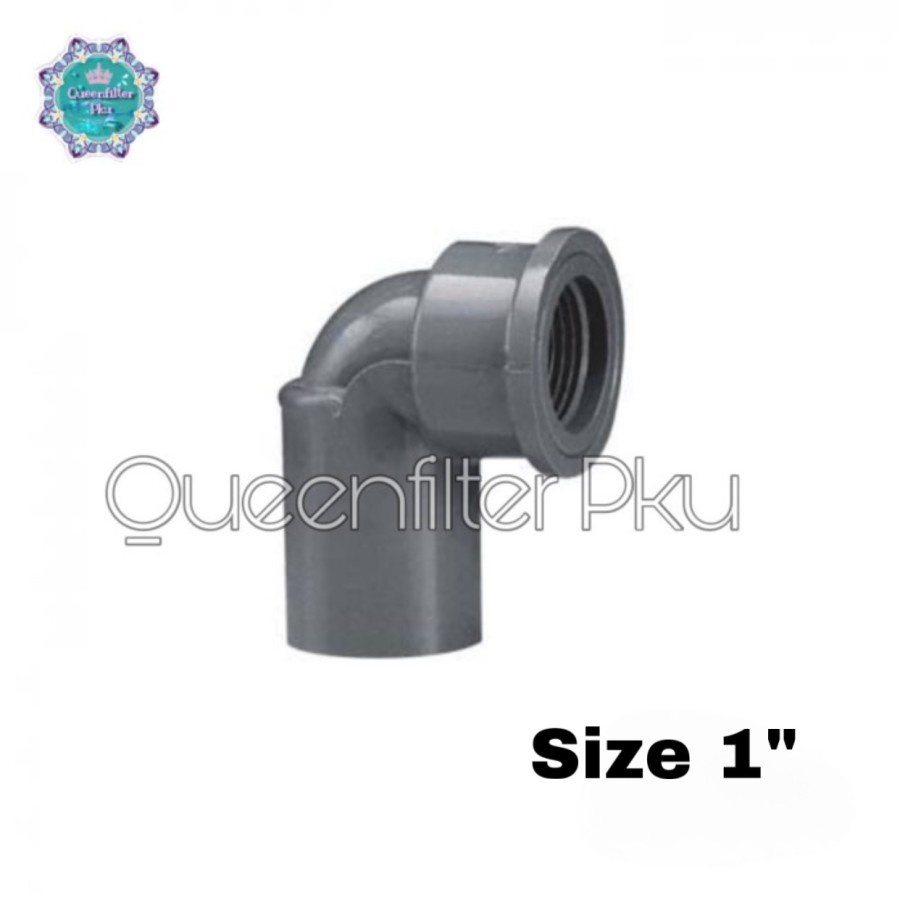 Elbow pvc rucika 1" / elbow drat dalam 1" Rucika