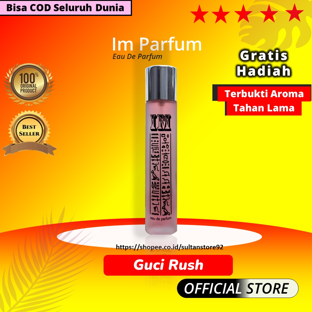 Parfum Wanita Gucci Rush Kualitas Premium 35 Ml / Im Parfume