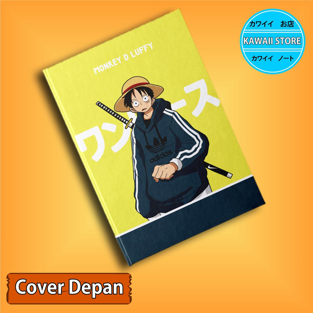 

Notebook / Pocket book Hard Cover Anime One Piece MONKEY D LUFFY uk A5 & A6 / Notes Book