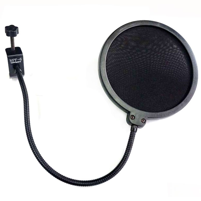 ElektronikPlus Penyaring Suara Pop Shield Filter Mikrofon Microphone