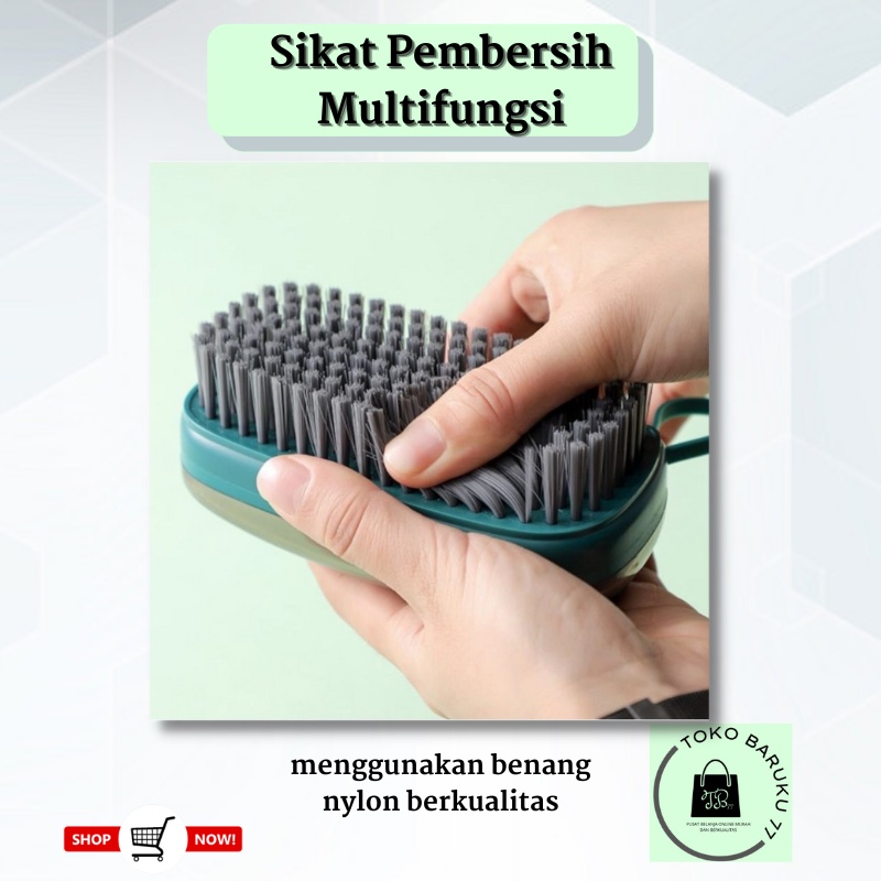 (KEYA) Sikat Pembersih Multifungsi / Sikat Baju Sikat Toilet Tempat Sabun