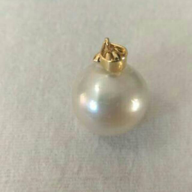 Liontin mutiara laut asli