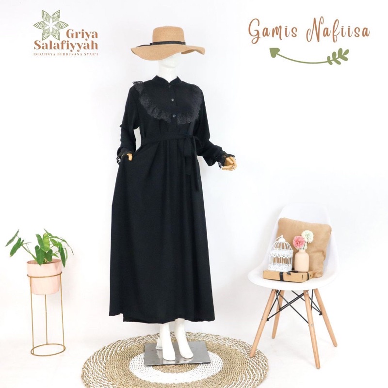  Ready Stock  Set Gamis Akhwat Naafisa by Griya Salafiyyah , Jubah Akhwat Murah