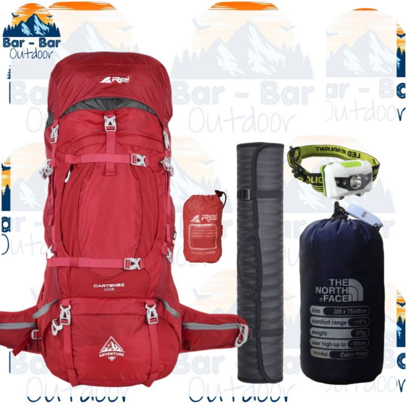 Paket Murah Tas Gunung Tas Outdoor Carrier Arei Rei Cartenz Premium 60L