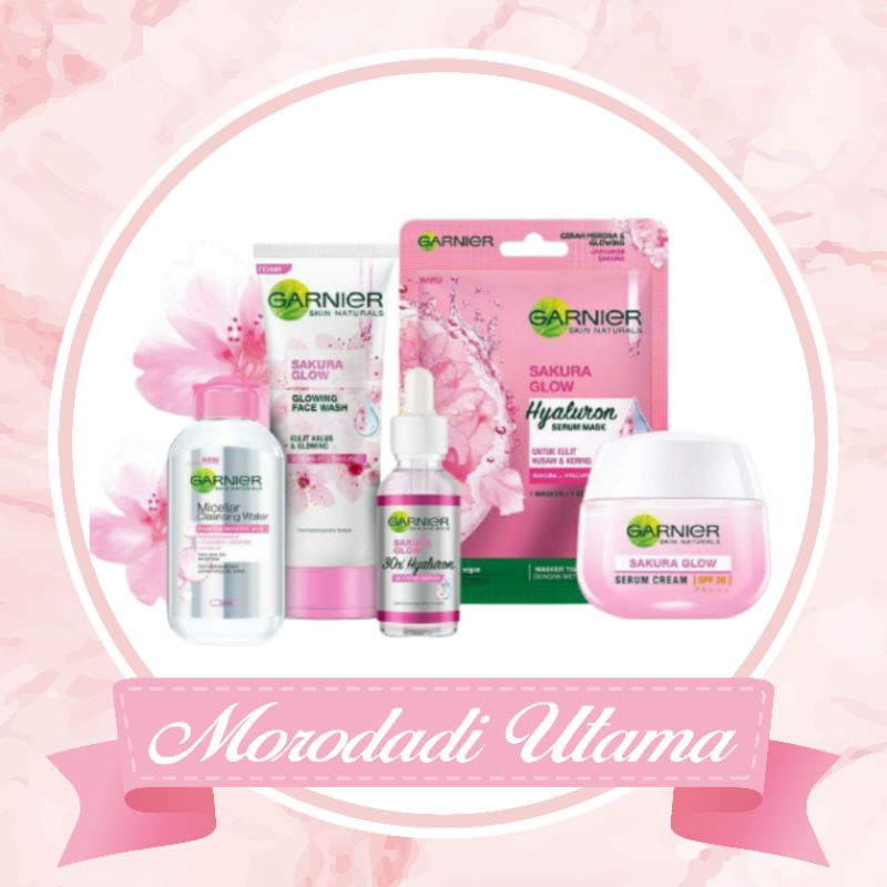 GARNIER SAKURA GLOW HYALURON PAKET