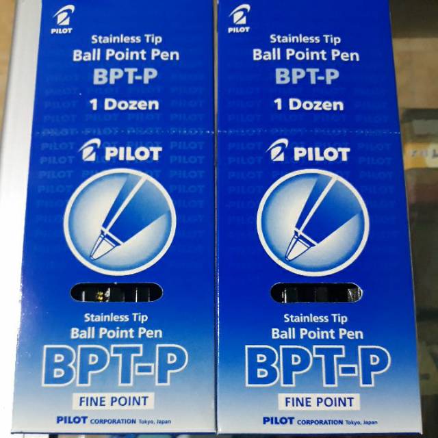 

Pulpen PILOT BPT-P warna hitam biru merah