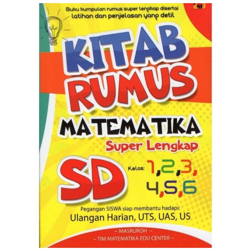 Buku Rumus Matematika Super Lengkap SD Kelas 1-6