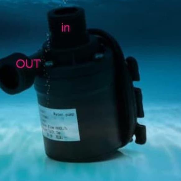 Pompa air celup mini submersible 12V DC 12 volt 12 v aquarium dorong