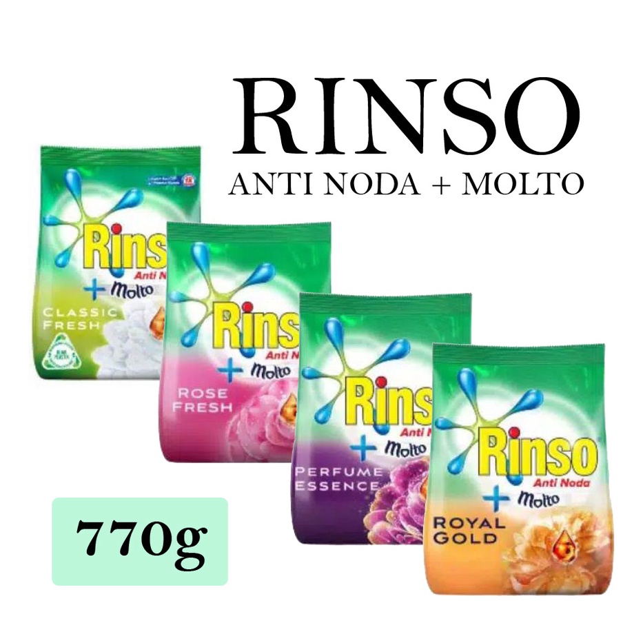 RINSO BUBUK ANTI NODA + MOLTO 770GR