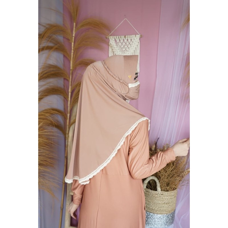 Khimar AUDY SABILA SET MASKER Jersey super