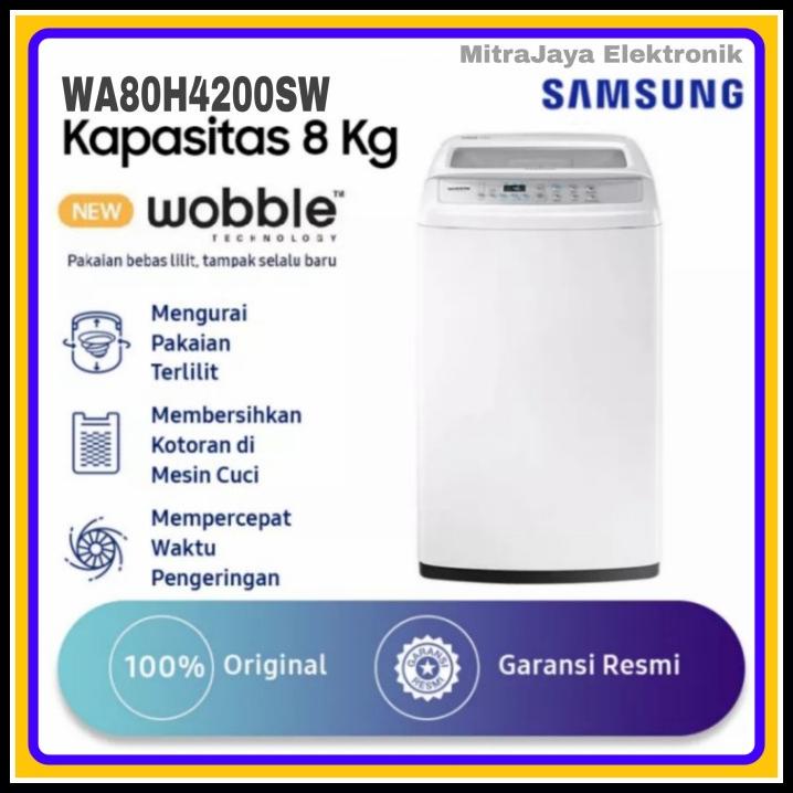 Jual Samsung Mesin Cuci Top Loading Kg Wa H Wa H Sw Wobble Shopee Indonesia