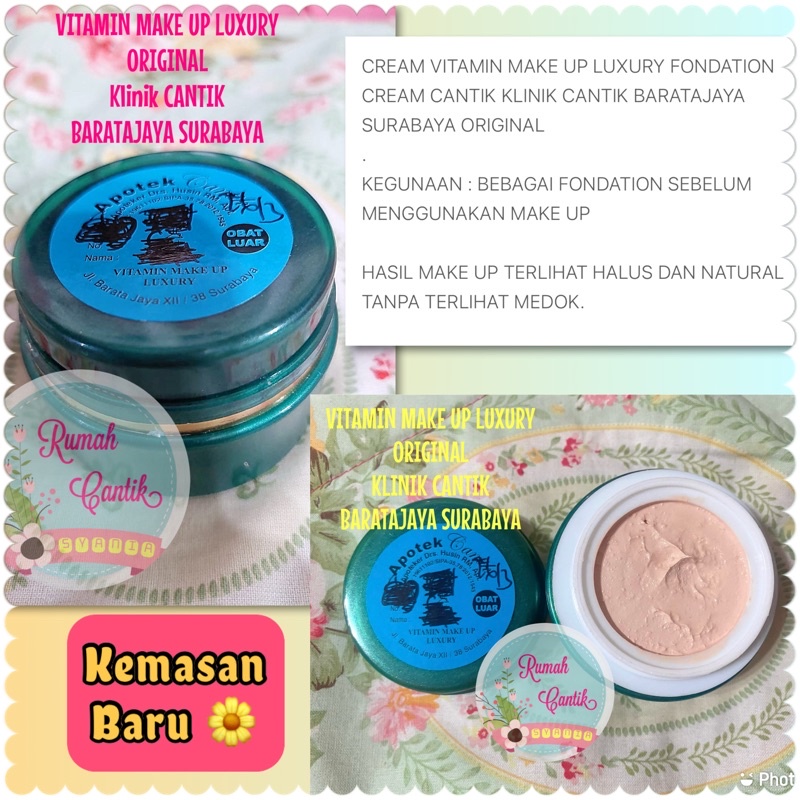 VITAMIN MAKEUP LUXURY CANTIK BARATAJAYA / KRIM CANTIK SURABAYA