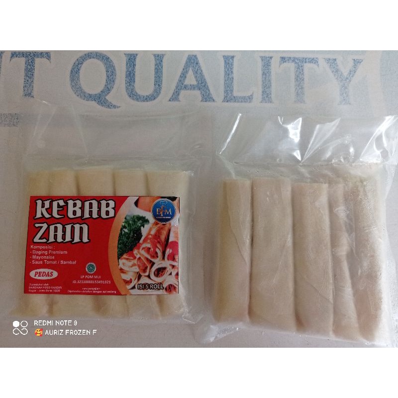 

Kebab Zain Isi 5 Pedas
