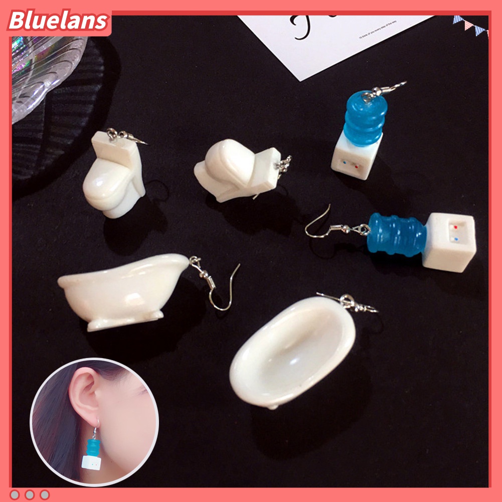 Anting Kait Menjuntai Desain Bathtub Toilet Dispenser Air Untuk Wanita