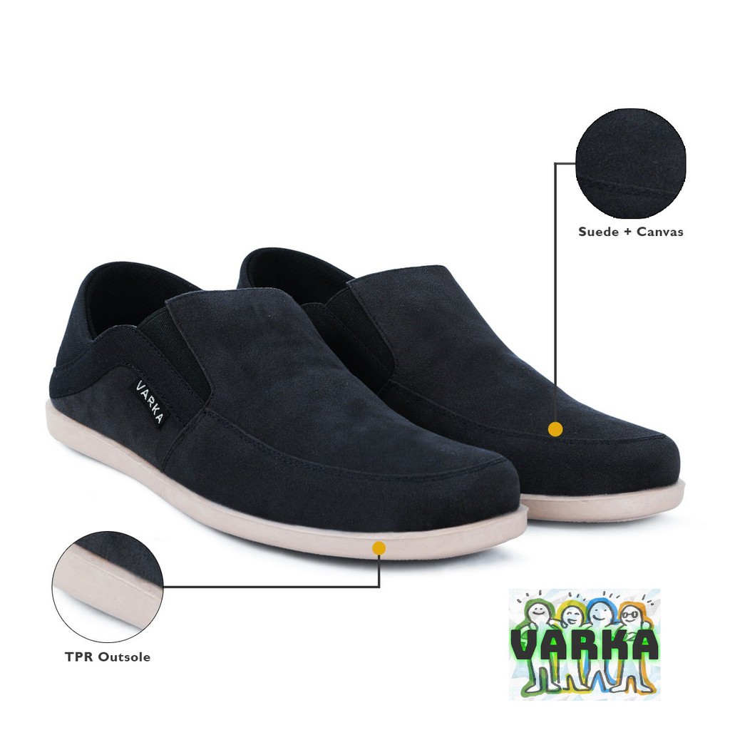 Sepatu Varka Slip On Dan Loafer V 707
