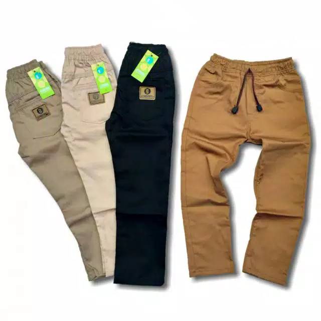  Celana  chino anak Celana  chinos junior bahan  katun  twill  