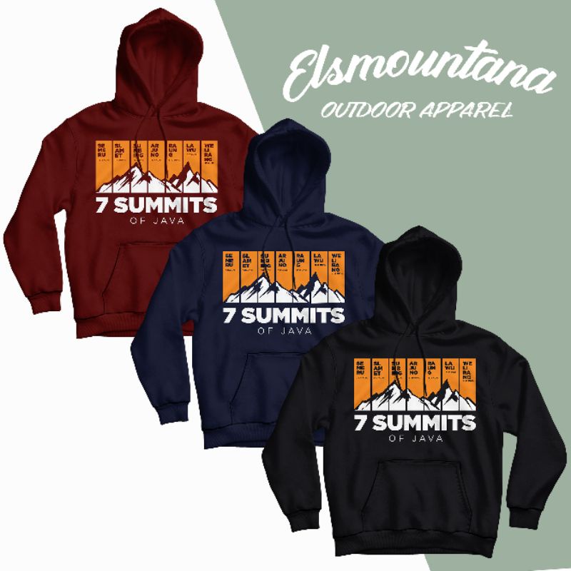 ELSMOUNTANA HOODIE 7 SUMMIT OF JAVA