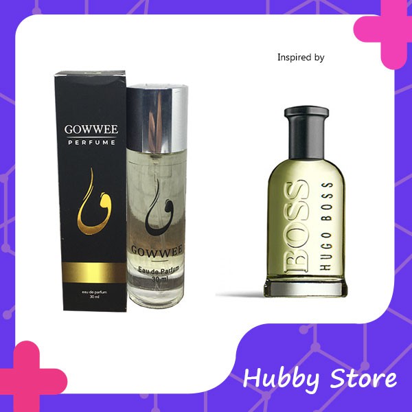 Gowwee Parfum Hugo Boss Bottled - Inspired - Parfum Pria Aroma Plum, Apple, Oakmos