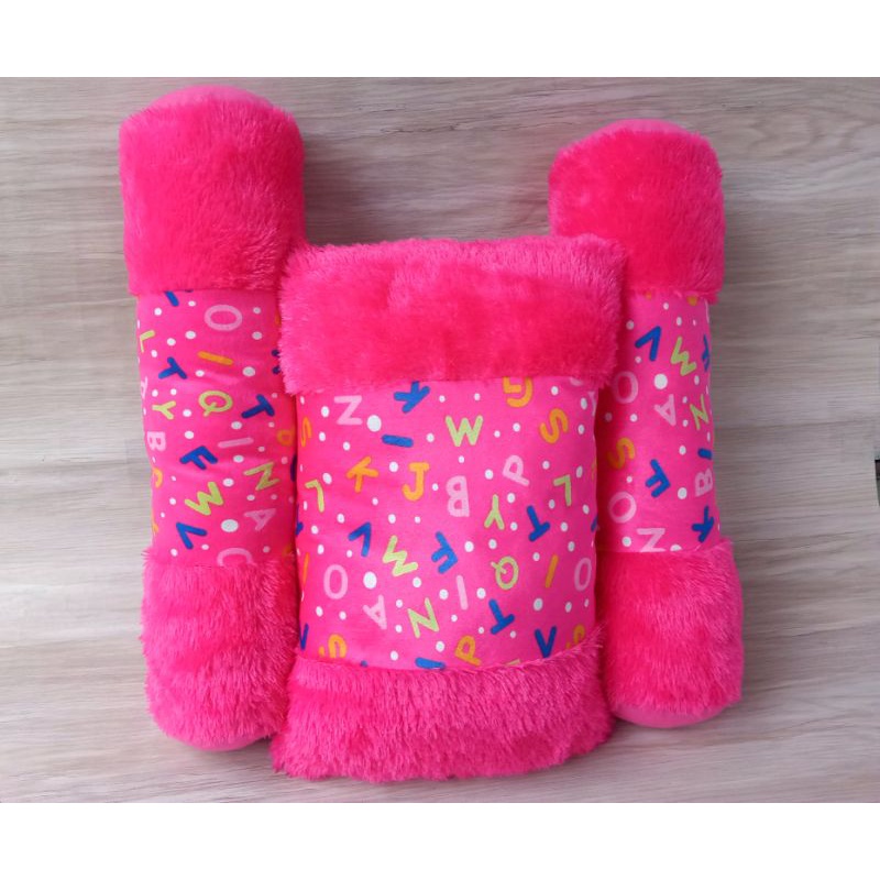 BANTAL DAN GULING KARAKTER RASFUR UKURAN BABY 1PAKET ISI 3PCS-8