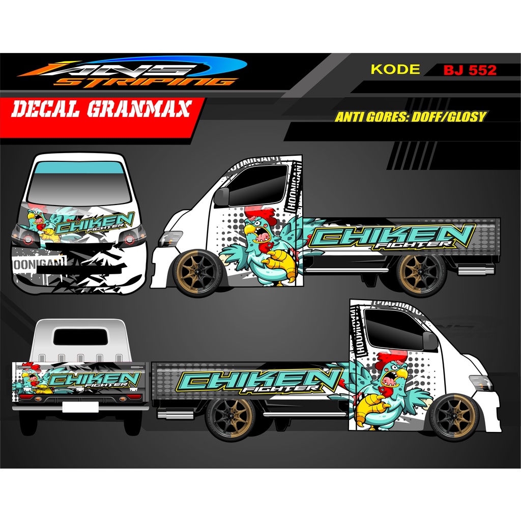 DECAL MOBIL GRANMAX / STICKER MOBIL PICK UP L300 CARRY / STICKER GRANMAX