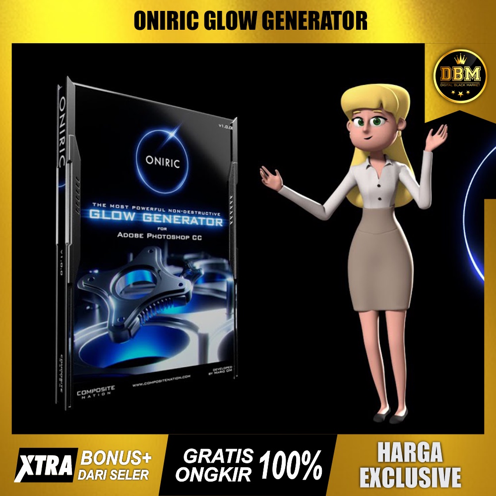 Oniric Glow Generator - Extension Photoshop