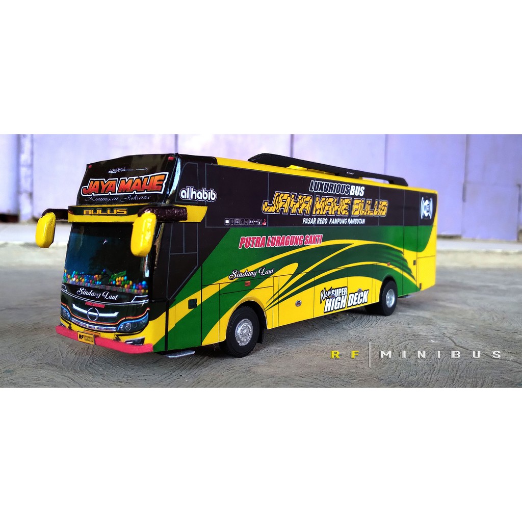 Miniatur Bus Putra Luragung Sakti Jayamahe Al Habib Shopee Indonesia