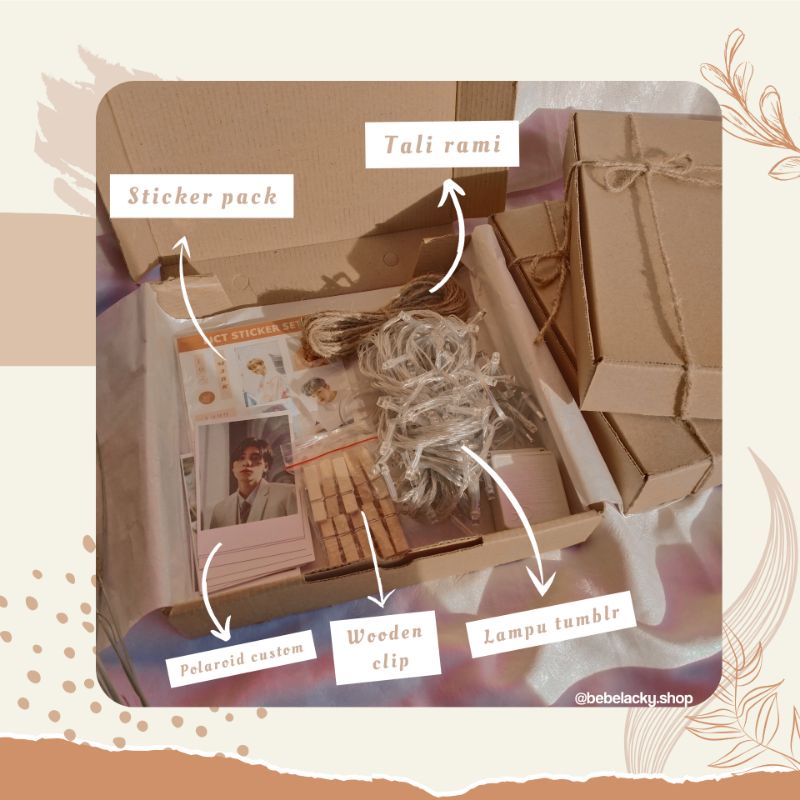 PAKET HEMAT DEKOR KAMAR ROOM DECOR