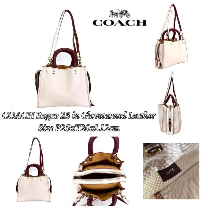 Tas Coach Grade ORI Mirror Import Rogue 25 Handbag Wanita Cewek Kado