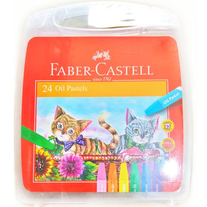 

Crayon Faber Castell 24 Warna/ Oil Pastel Non Toxic