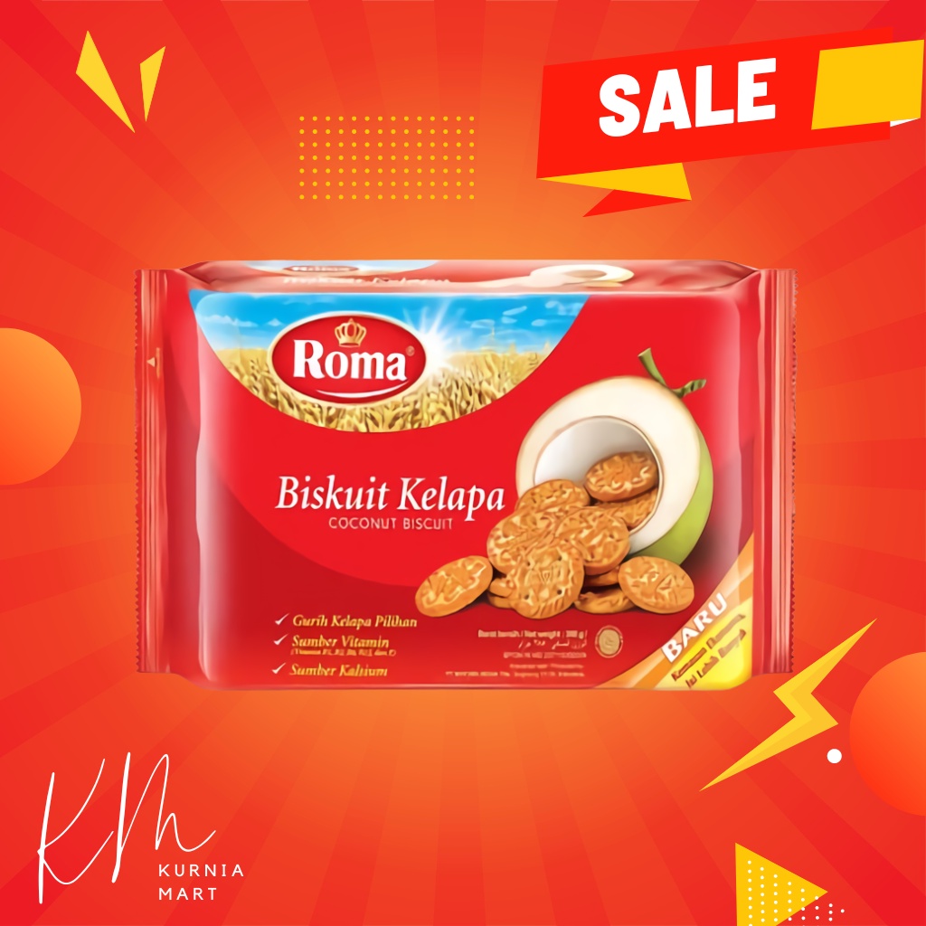 

Roma Biskuit Kelapa Besar 300 gr