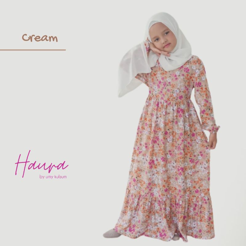 Baju Gamis Anak Perempuan Bahan Rayon usia 2-8 tahun