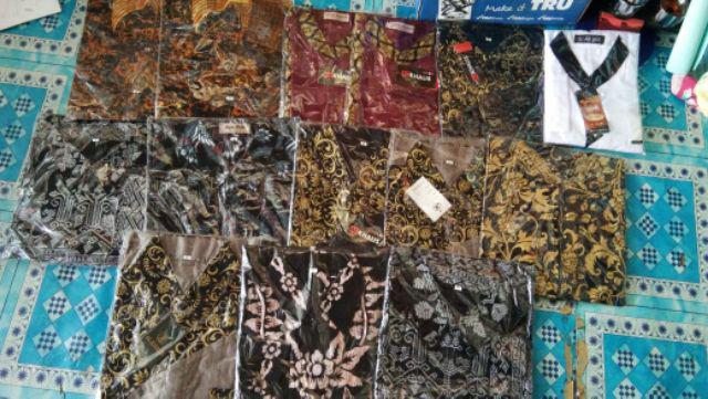 Batik Kemeja Lengan Panjang Motif Khas Pekalongan Baju Seragam Kantor Alkhalis