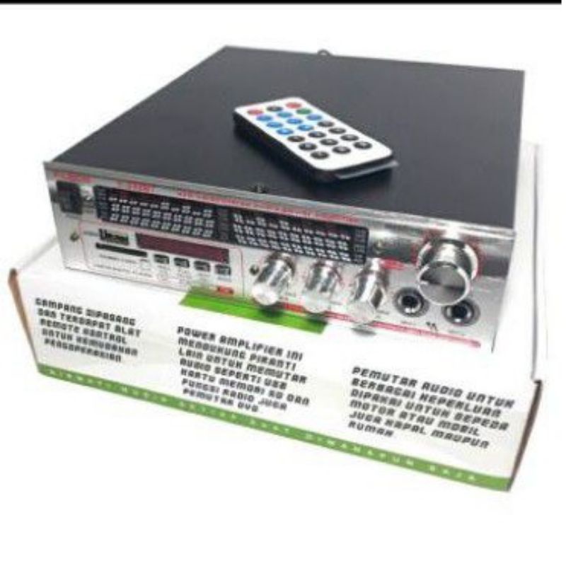 Amplifier FLECO F-232BT Bluetooth Stereo Karaoke + Mp3 player + FM Radio