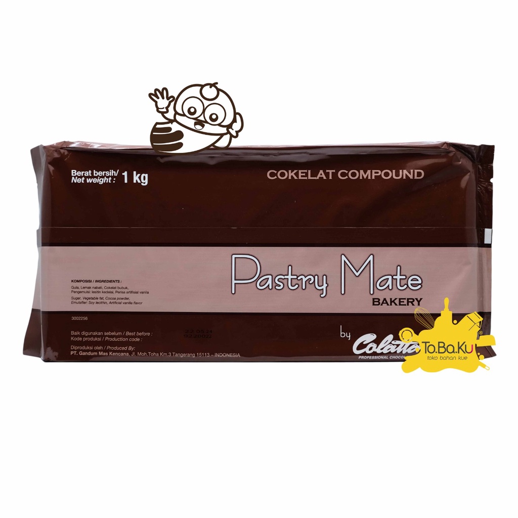 

Colatta Pastry Mate Dark 1kg