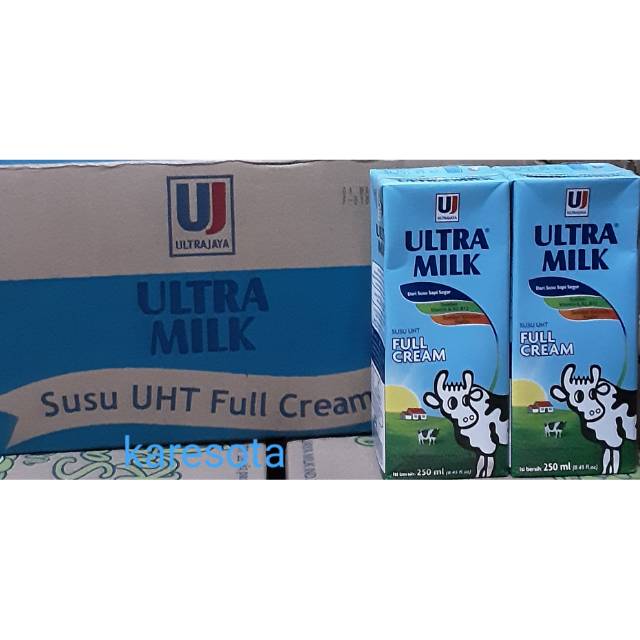 

ULTRAJAYA Ultra Milk Susu UHT full Cream 250ml
