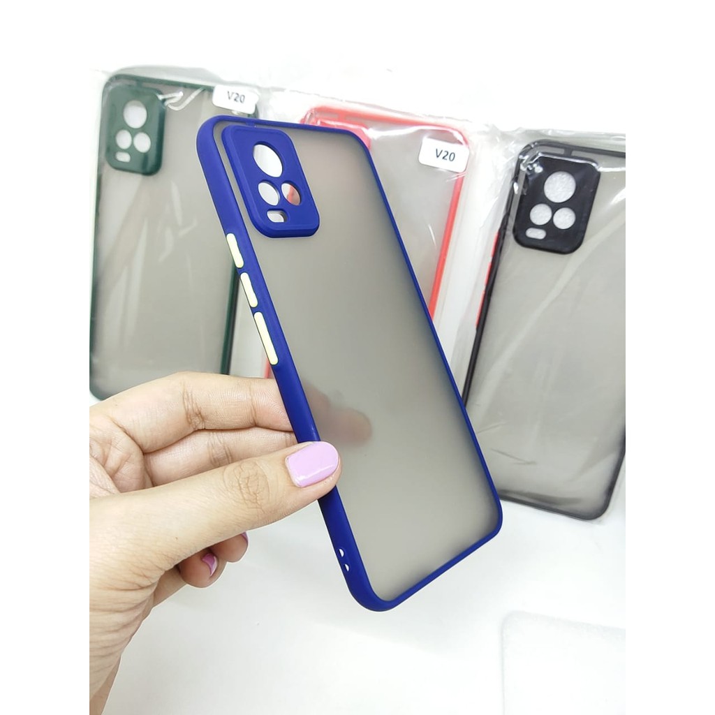 Bumper AERO CASE Vivo V20 6.44 Inchi Premium Hardcase My Choice List Warna Matte