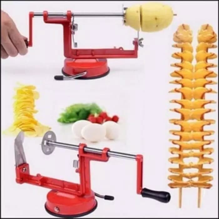 Spiral Potato Slicer Alat Pemotong Kentang Spiral