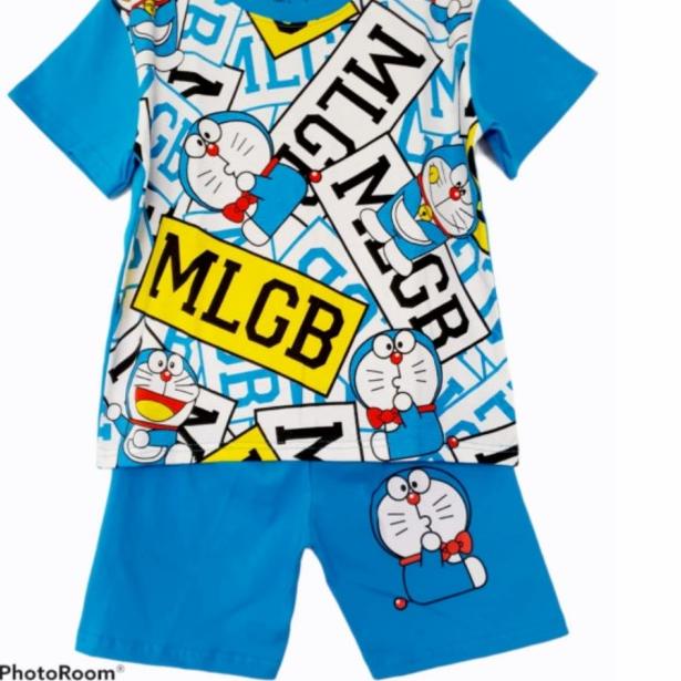 ♙ Setelan kaos baju anak laki laki size 1 2 3 4 5 6 7 8 9 10 tahun #7704 - doraemon, 2tahun ™