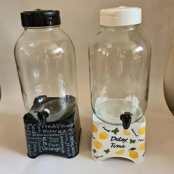 Herevin Juice Dispenser Kaca Bulat 5 Liter