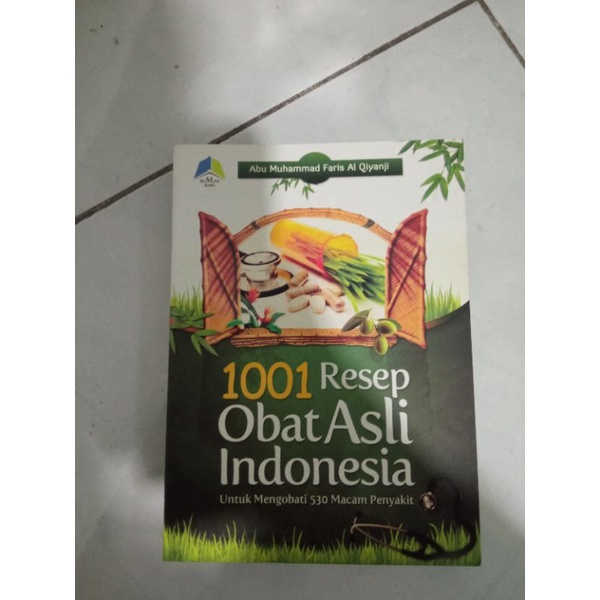 Buku 1001 Resep obat asli indonesia