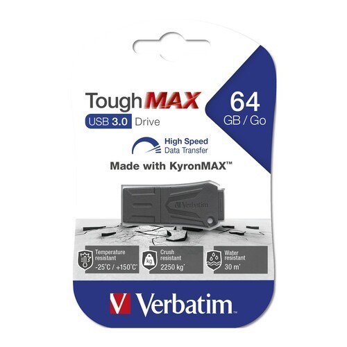 Flashdisk Verbatim ToughMAX Military-Grade 64GB USB 3.0 Drive |