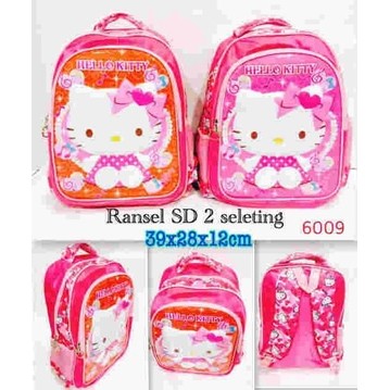 tas Ransel Hk 3D hello kitty premium quality tas ransel anak sekolah jumbo banyak slot