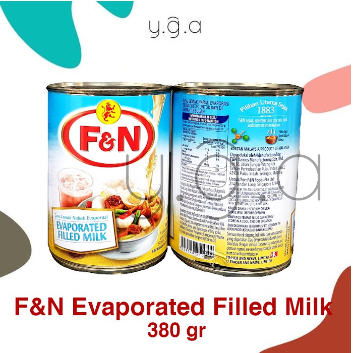 

F&N Evaporated Filled Milk 380gr / F&N FN Susu Evaporasi