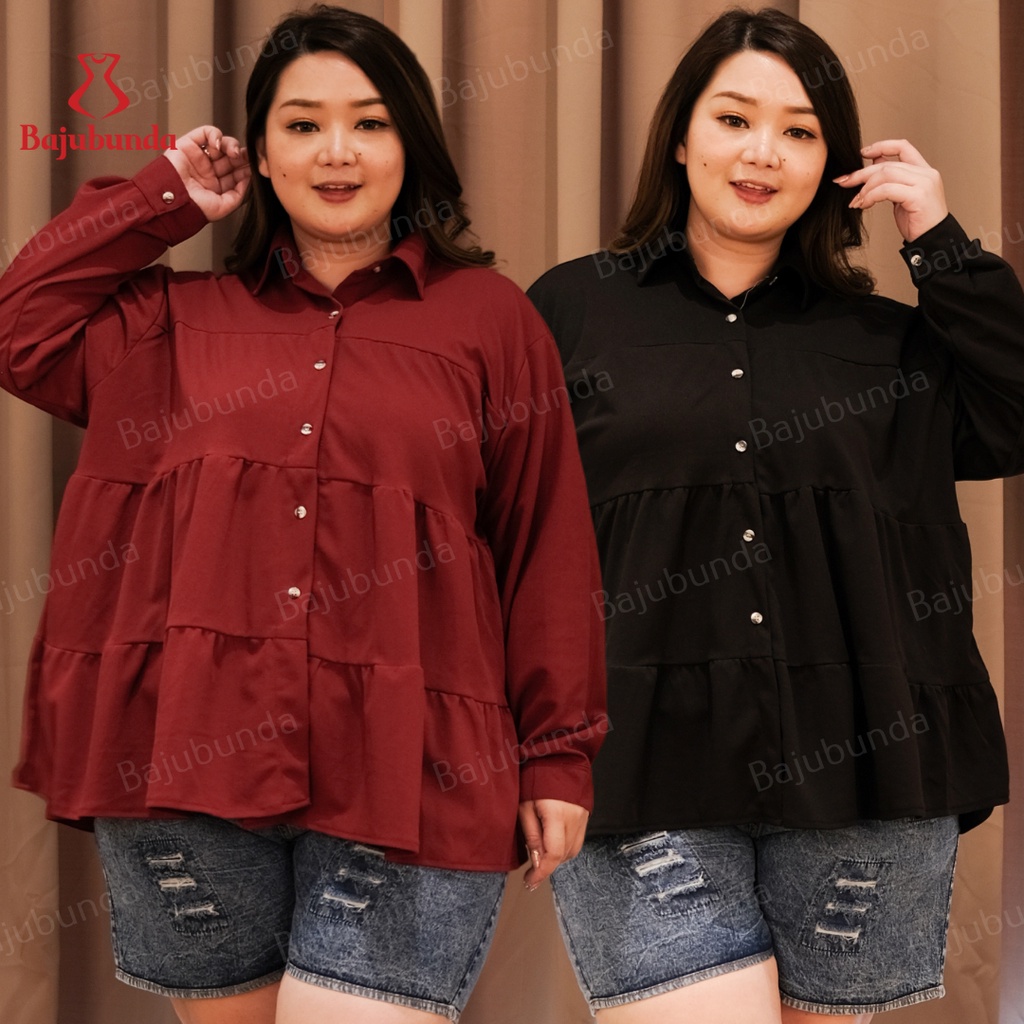 Bajubunda Atasan Wanita Jumbo LD 130 140 / Blouse Big Size / TESSA