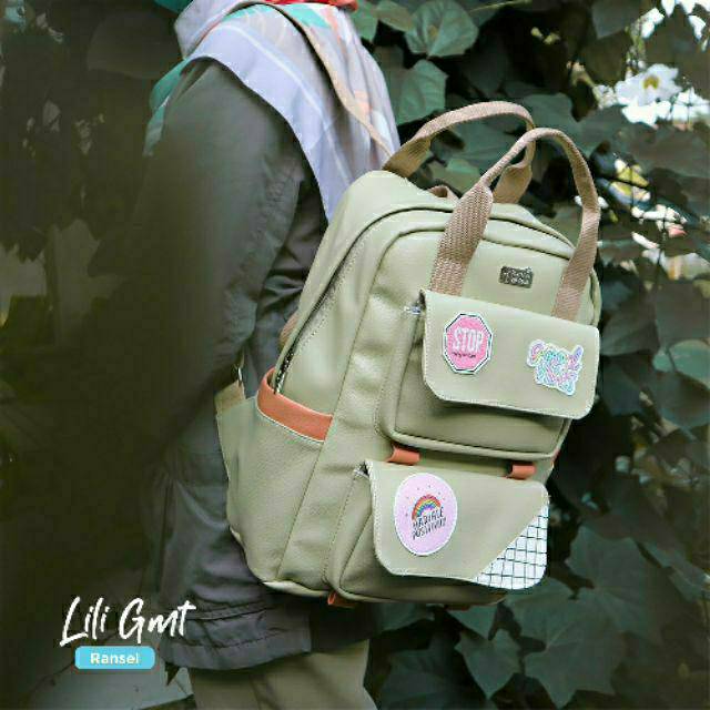 Tas Ransel Lili Rumah Warna