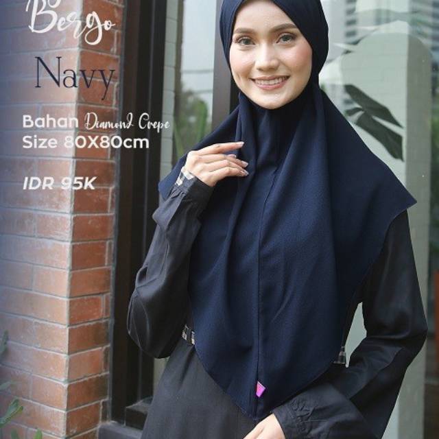 HIJAB BERGO BRANDED / HIJAB BERGO PALING LARIS / HIJAB NIBRAS SYAKIRA BERGO