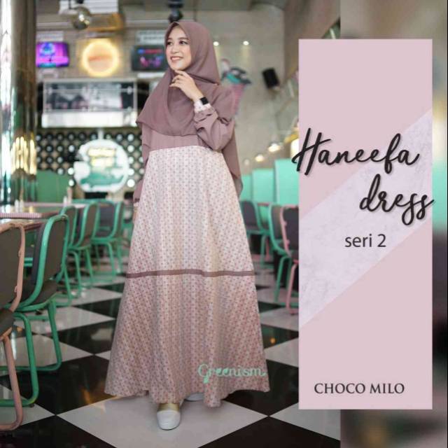Haneefa Dress Seri 2 ( Polkadot Series ) by Greenism