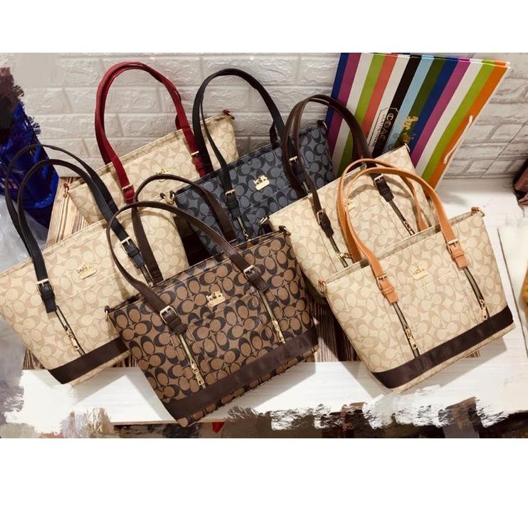 (  SALE ) BEST SR TAS WANITA COACH TOTE ROSALINE SLING BAG IMPORT  BAGUS 8L9