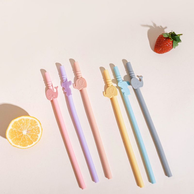 Little Dimple Silicone Straw Mix model